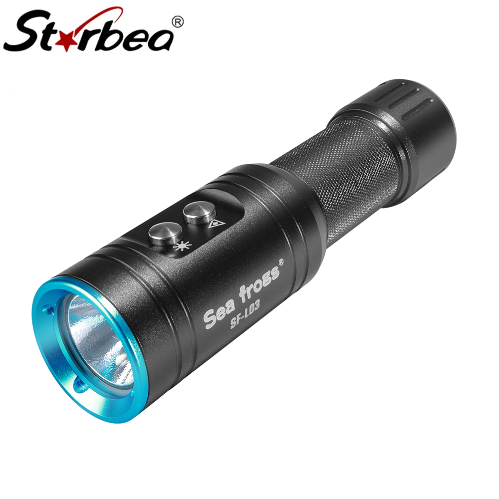 Underwater Flashlight - Strbea Senter LED 1000 Lumen, Lampu