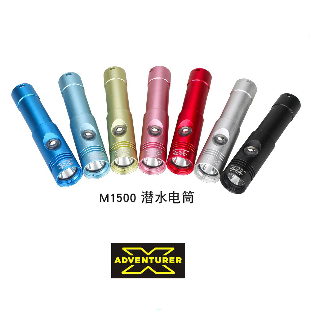 Aquatic Diving - X-Adventurer Senter Aluminium Tahan Air 1500