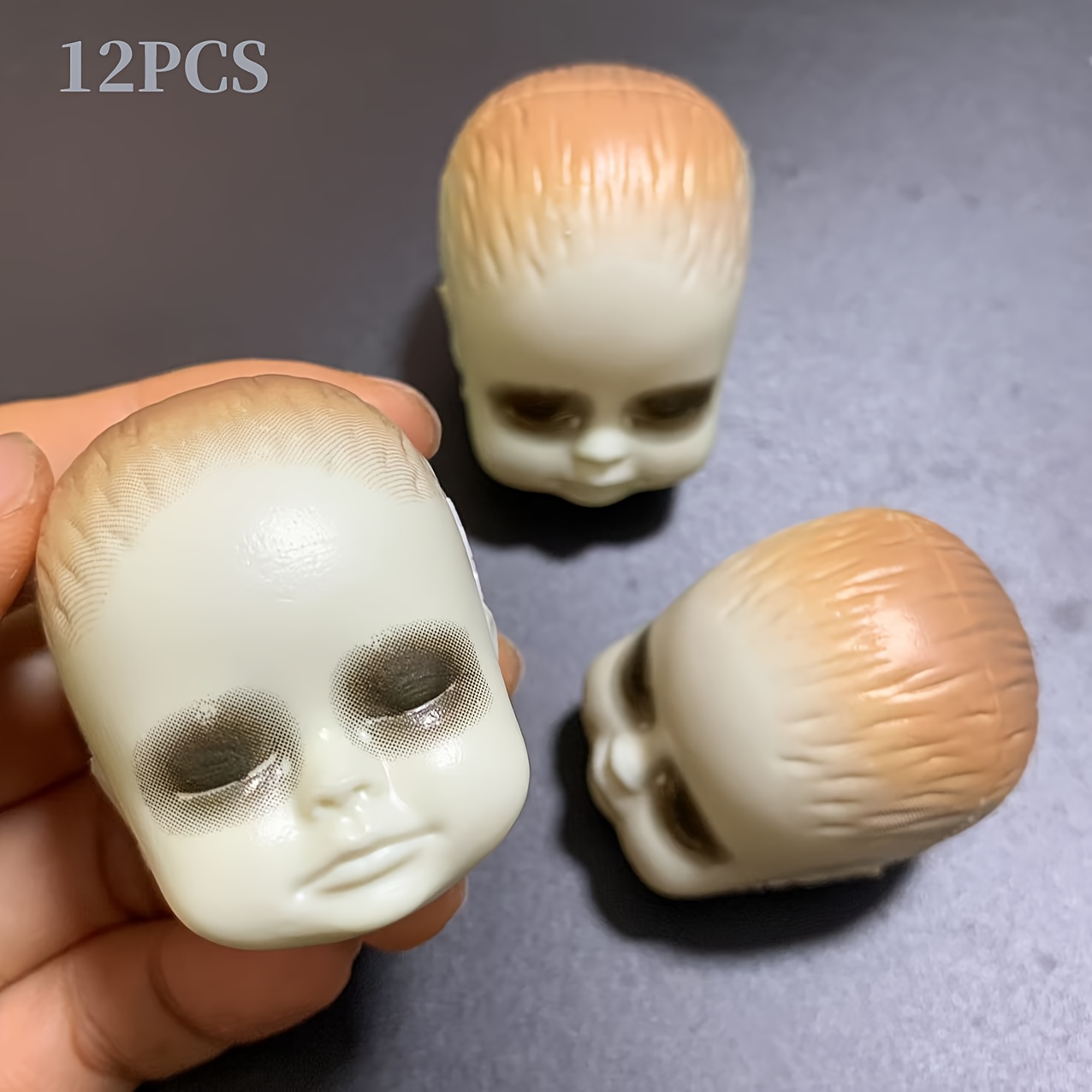 12 Buah Ornamen Kepala Boneka  - Head Racket Boom ulasan dan harga