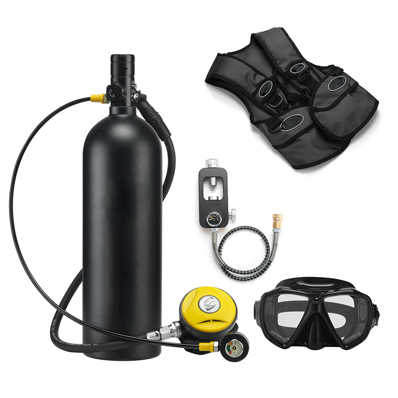 Kit Tangki Scuba Portabel, Pom - Underwater Flashlight ulasan dan harga