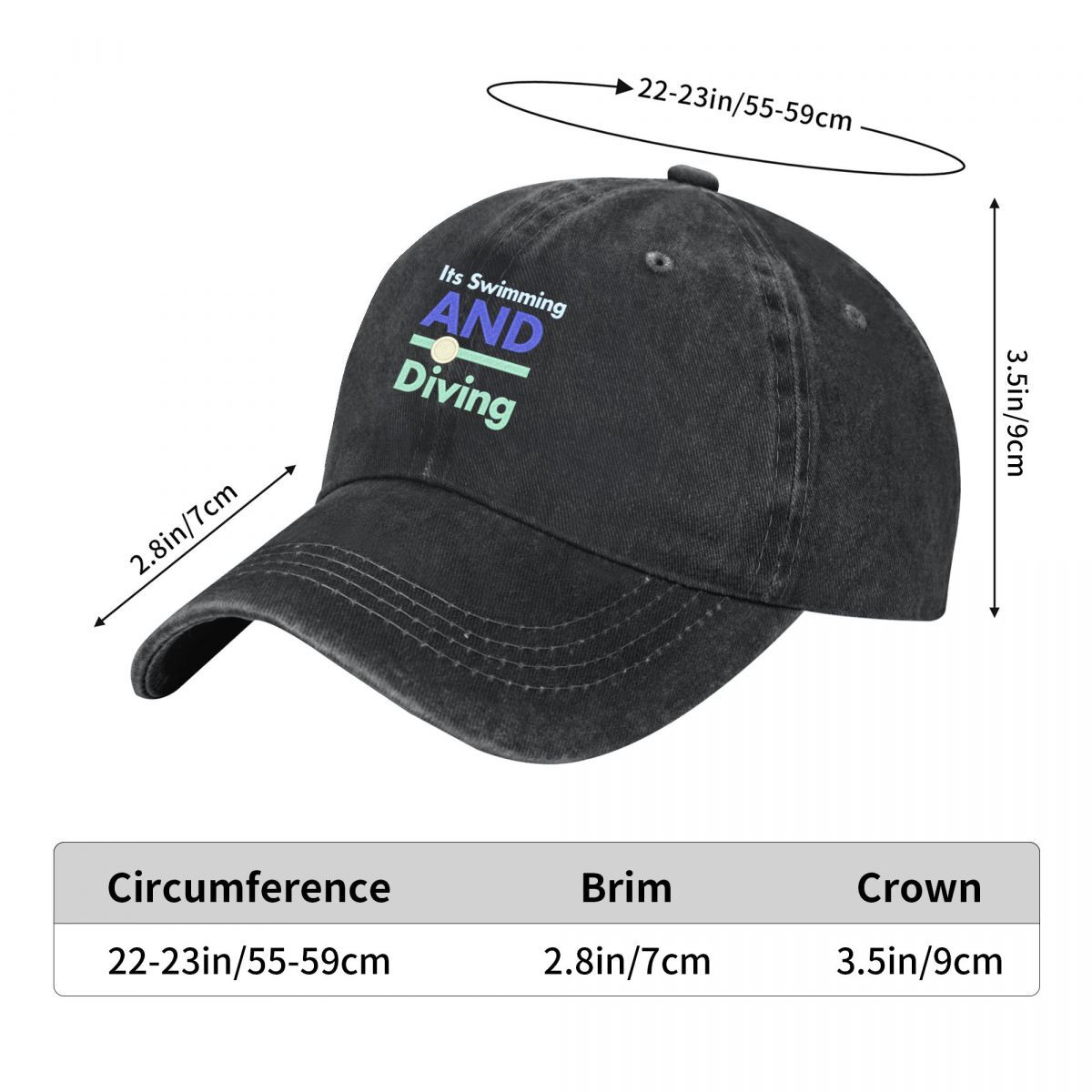 Topi Baseball Katun Vintage Ba - Aquatic Sports Hat ulasan dan harga