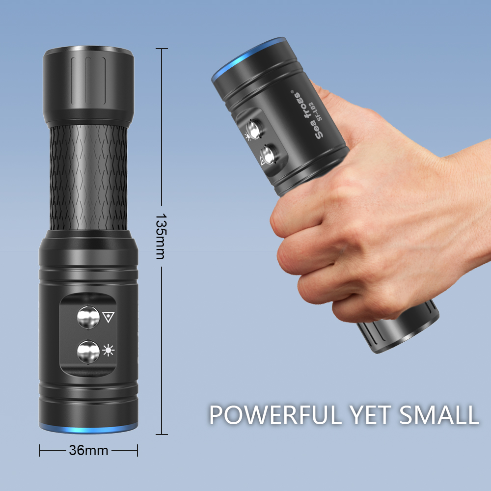 Strbea Senter LED 1000 Lumen,  - Underwater Flashlight ulasan dan harga