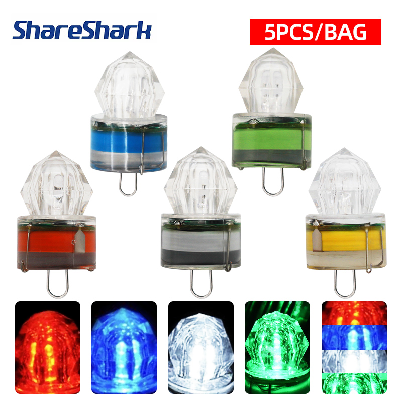 ShareShark 5pcs Lampu Pancing  - Underwater Flashlight ulasan dan harga