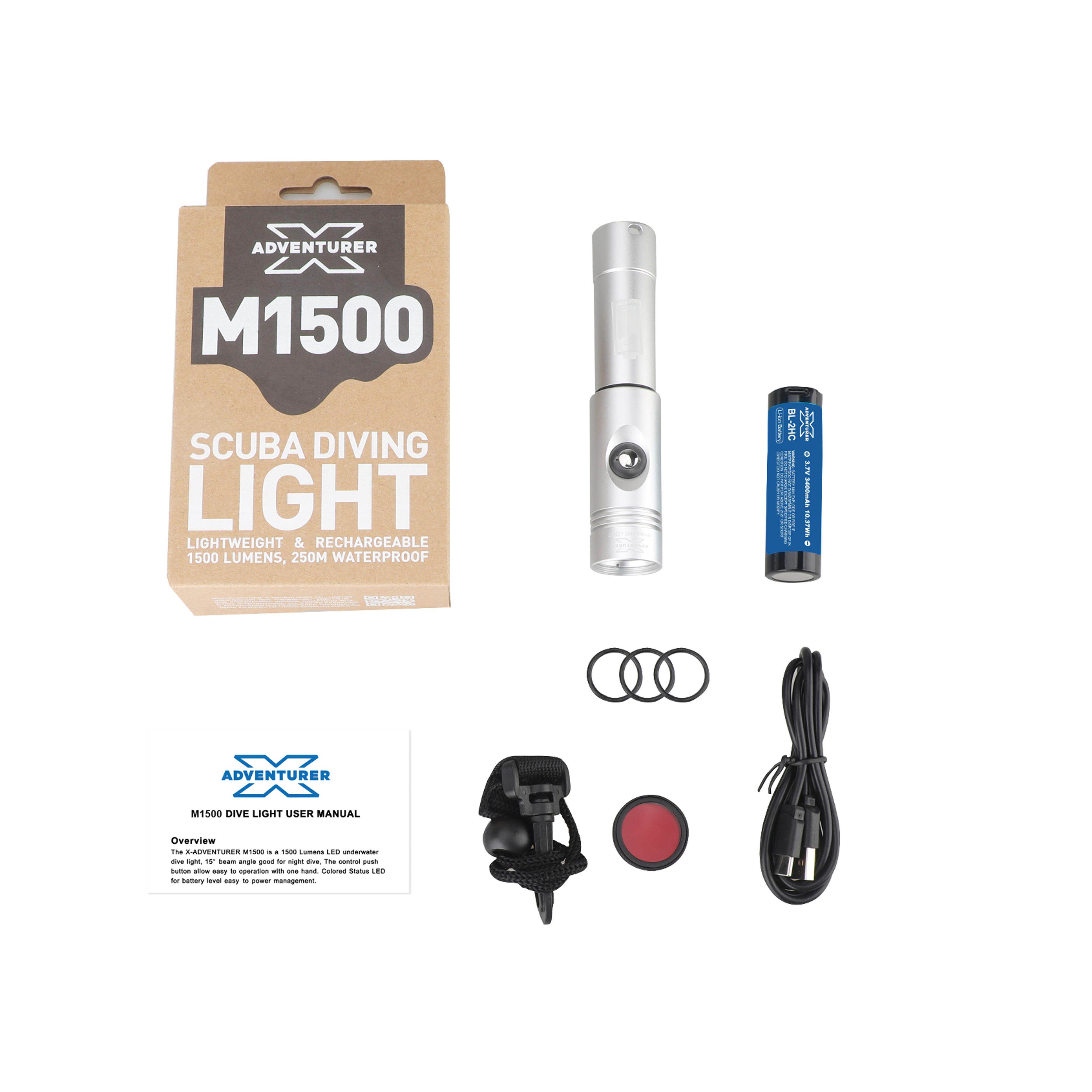 X-Adventurer Senter Aluminium  - Aquatic Diving ulasan dan harga