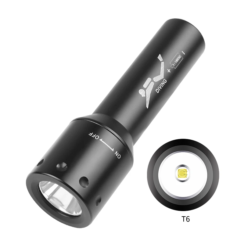 Lampu Selam LED T6 Baru, Jangk - Underwater Flashlight ulasan dan harga