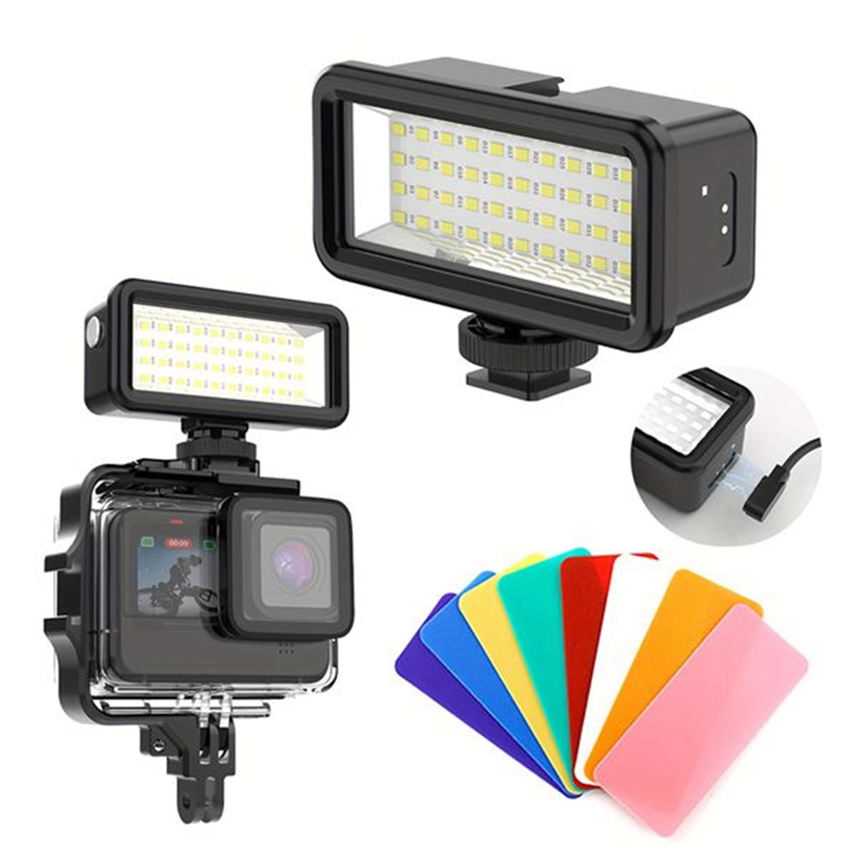 (ABDH) Lampu Flash LED Tahan A - Underwater Flashlight ulasan dan harga